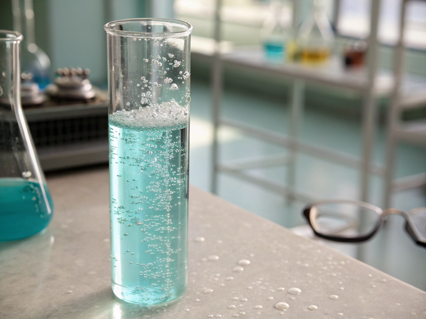Purified biochemical fraction in laboratory test tube